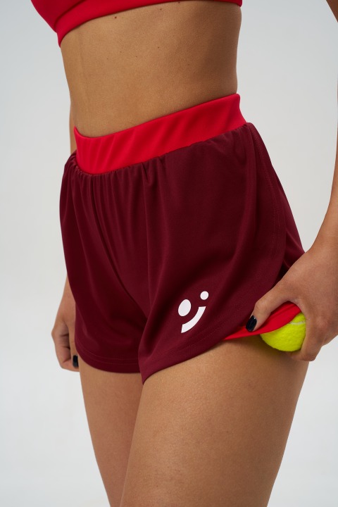 Шорты двойные женские теннисный letom АТАКА+